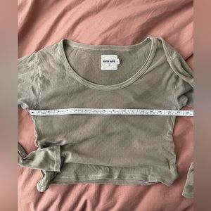 Rudy Jude Cropped Pointelle top in Safe size Medium